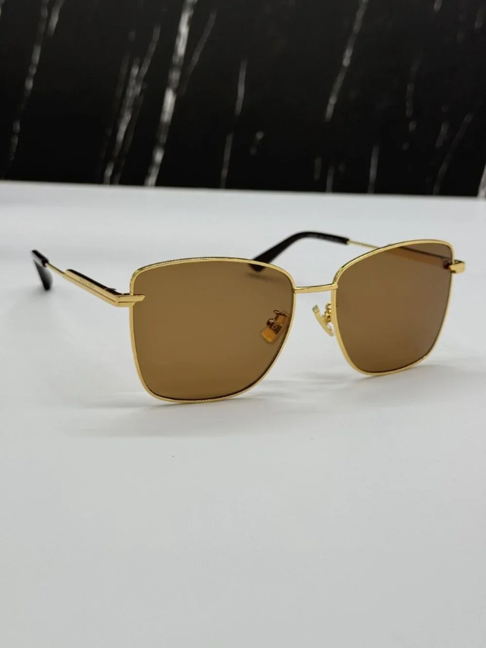 NEW BOTTEGA VENETA SUNGLASSES WOMEN GOLD BV1237S 002